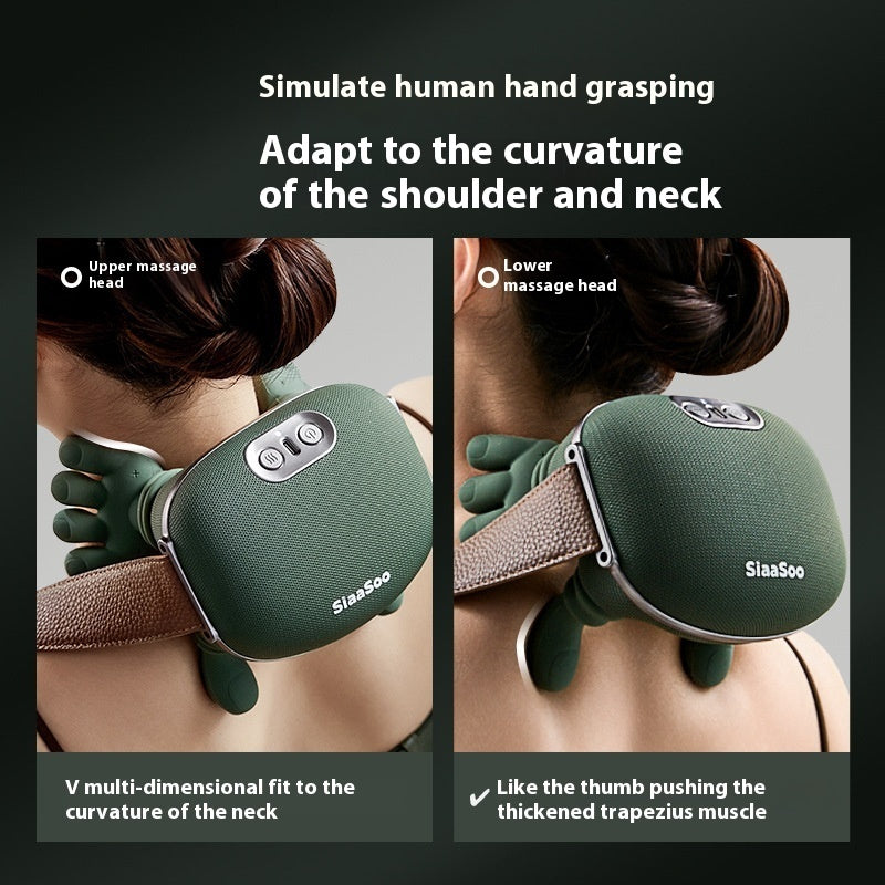 Neck Shoulder Massager Deep Tissue Shiatsu Back Cervical Massage Machi