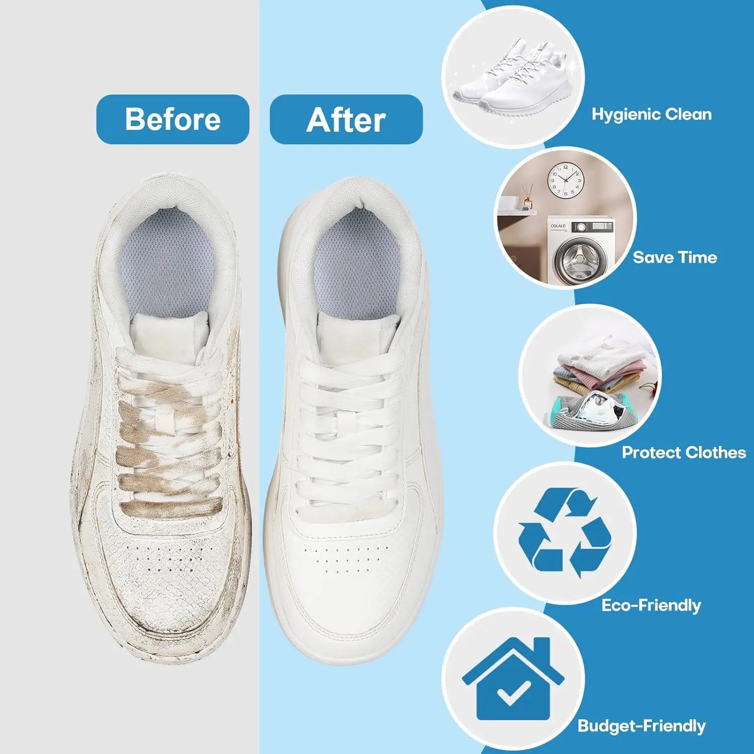 shoes washing bag