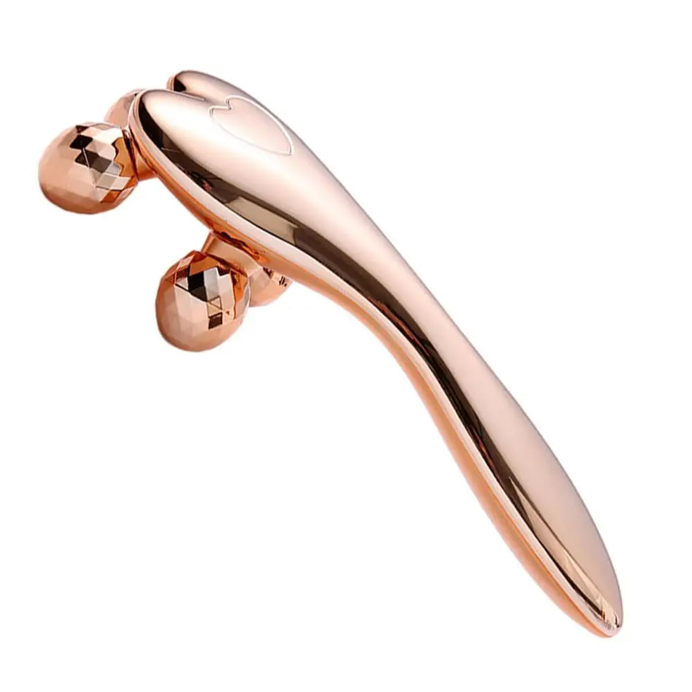 3D Roller Massager 360 Rotate Heads Y Shape Thin Face Shape Massager Lifting Edema Remover