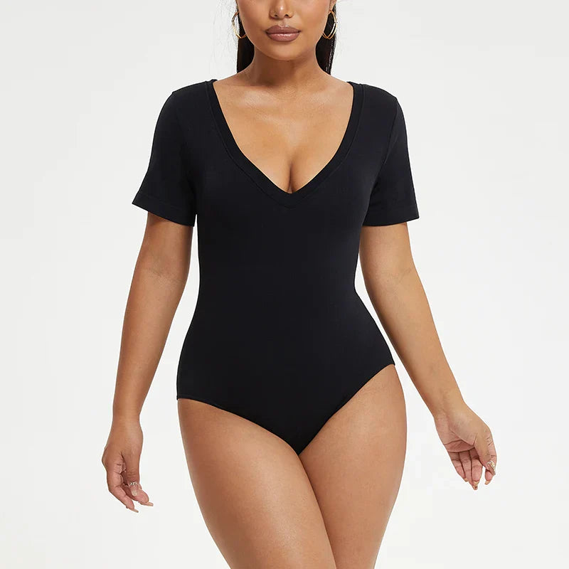 Women's Shapewear Bodysuits Butt Lifter Body Shaper Strapless Seamless Mid Thigh