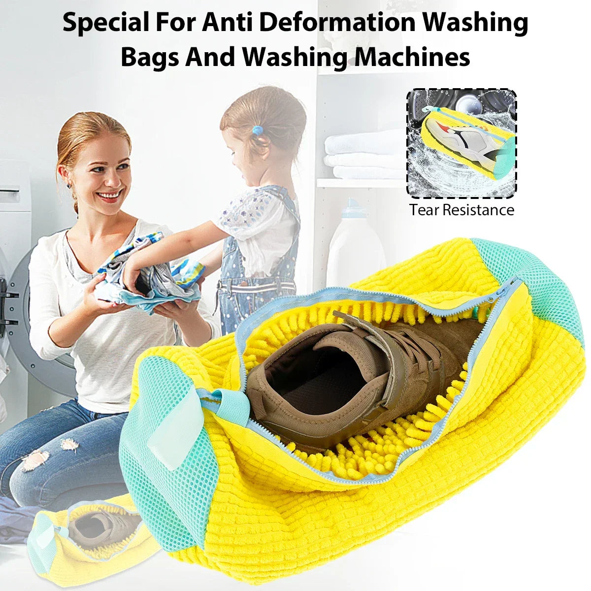 shoes washing bag