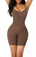 Seamless Bodysuit Compression Open Crotch Shapewear Women Push Up 