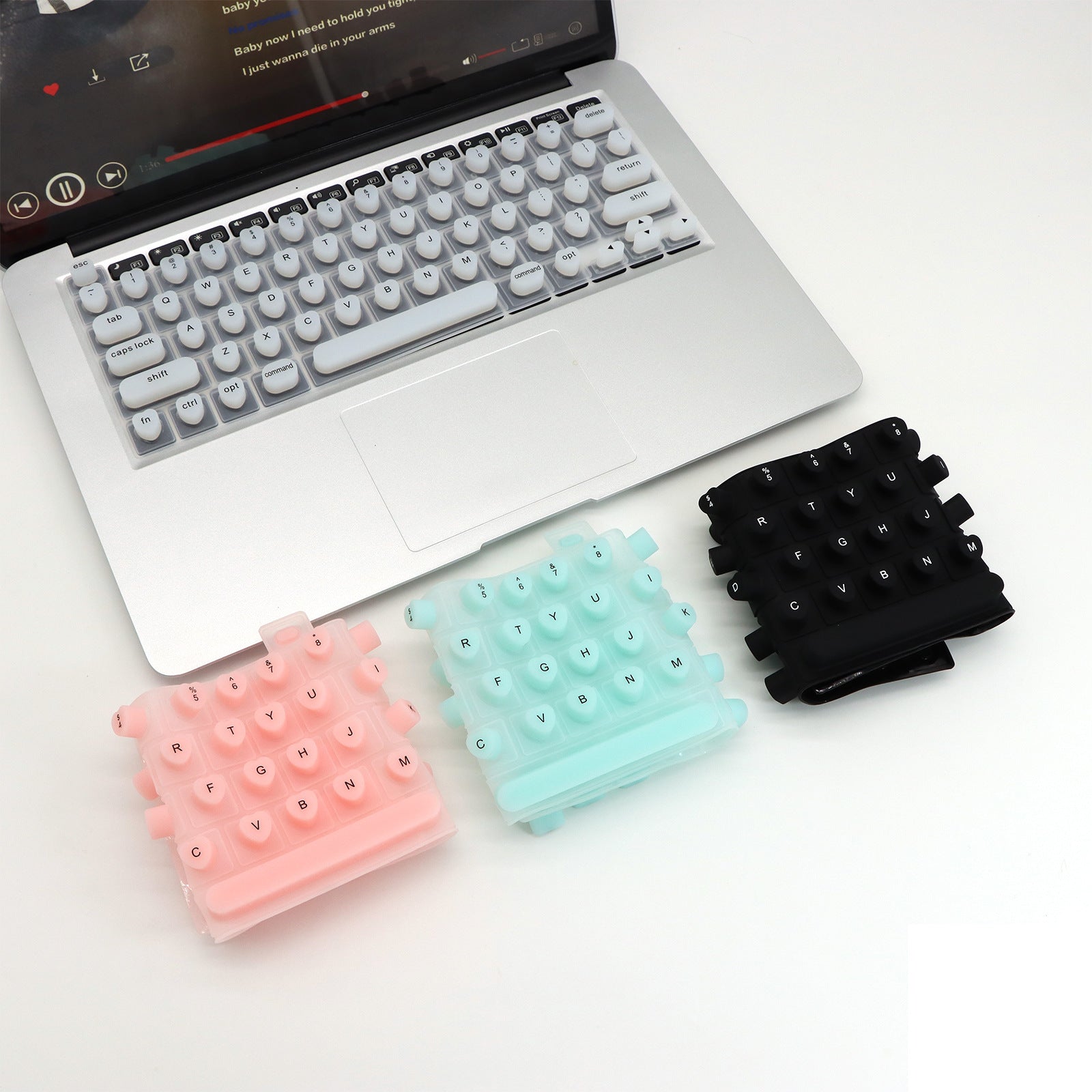 Button Cap Notebook Silicone For Nail Beauty Keyboard Cover